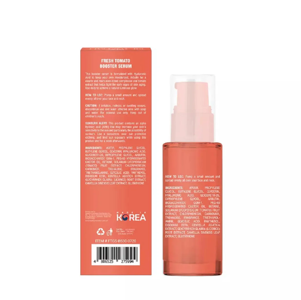 Fresh Skinlab Tomato Booster Serum 30ml