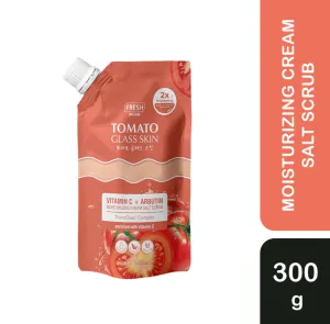 Fresh Skinlab Tomato Glass Skin Vitamin C   Arbutin Moisturizing Cream Salt Scrub 300g
