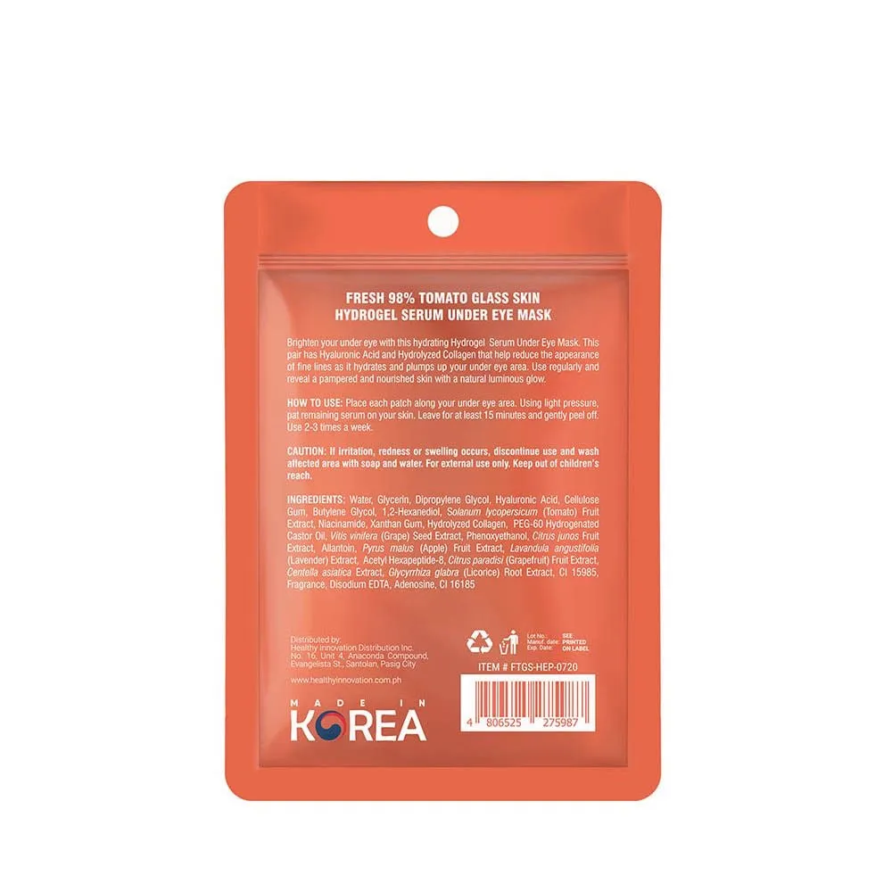 Fresh Tomato Hydrogel Eye Mask 1 pair (3g)