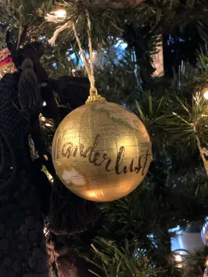 Function & Fringe Globe Ornament