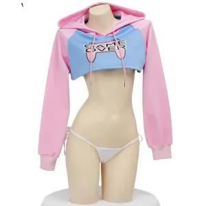Game Over D.Va Cropped Hoodie