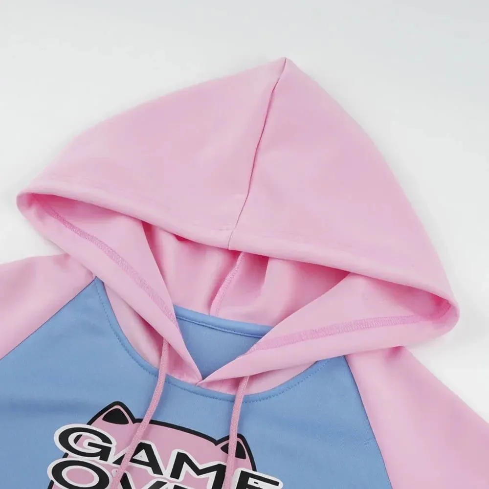 Game Over D.Va Cropped Hoodie