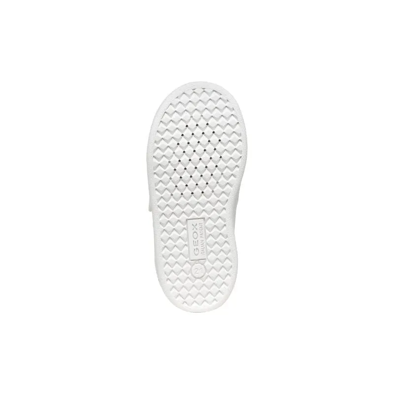 Geox Infants White Eclyper Baby Sneakers With Straps B555MA