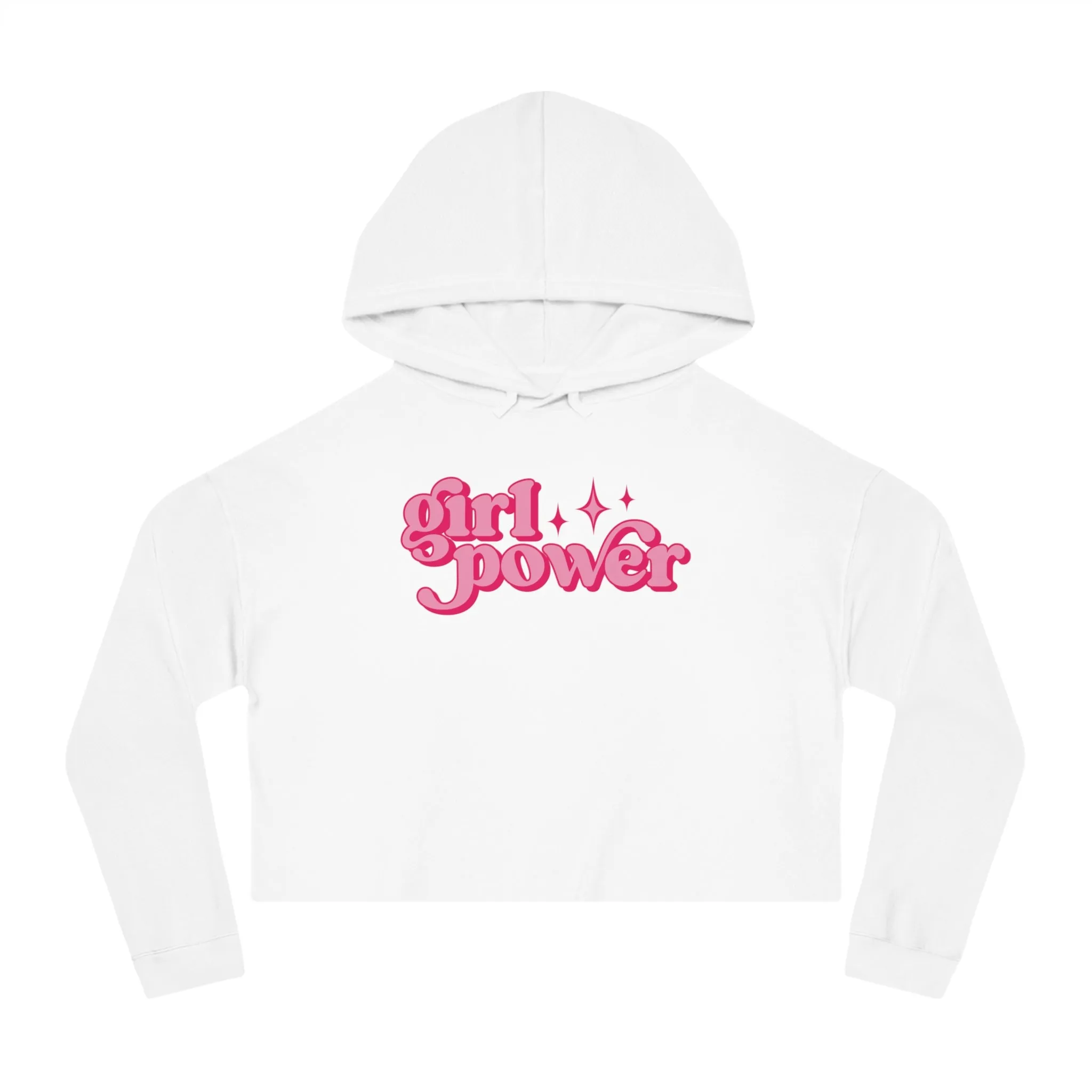 Girl Power Cropped Hoodie