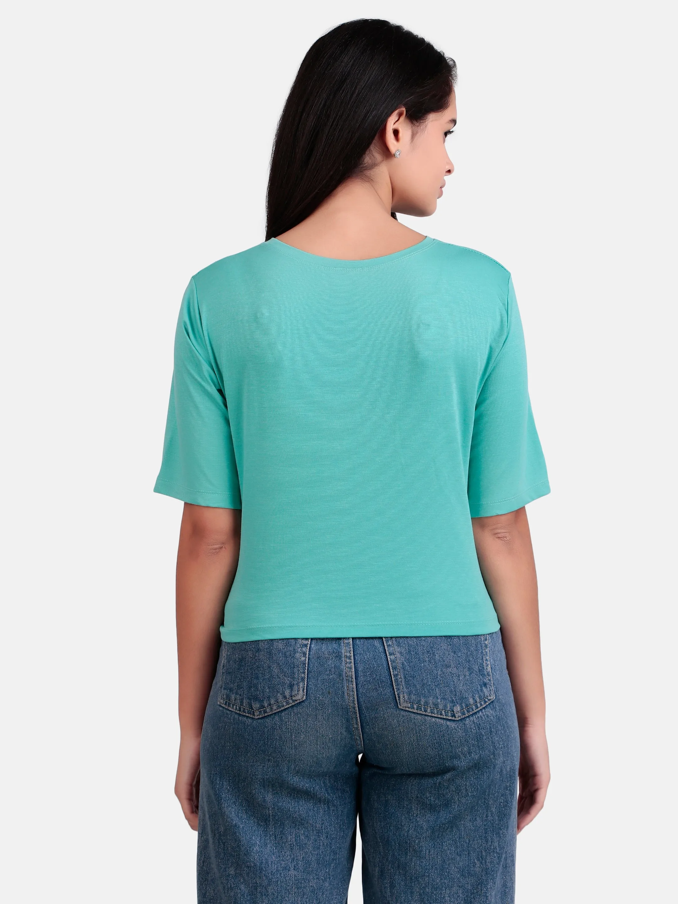 girls crop t-shirt