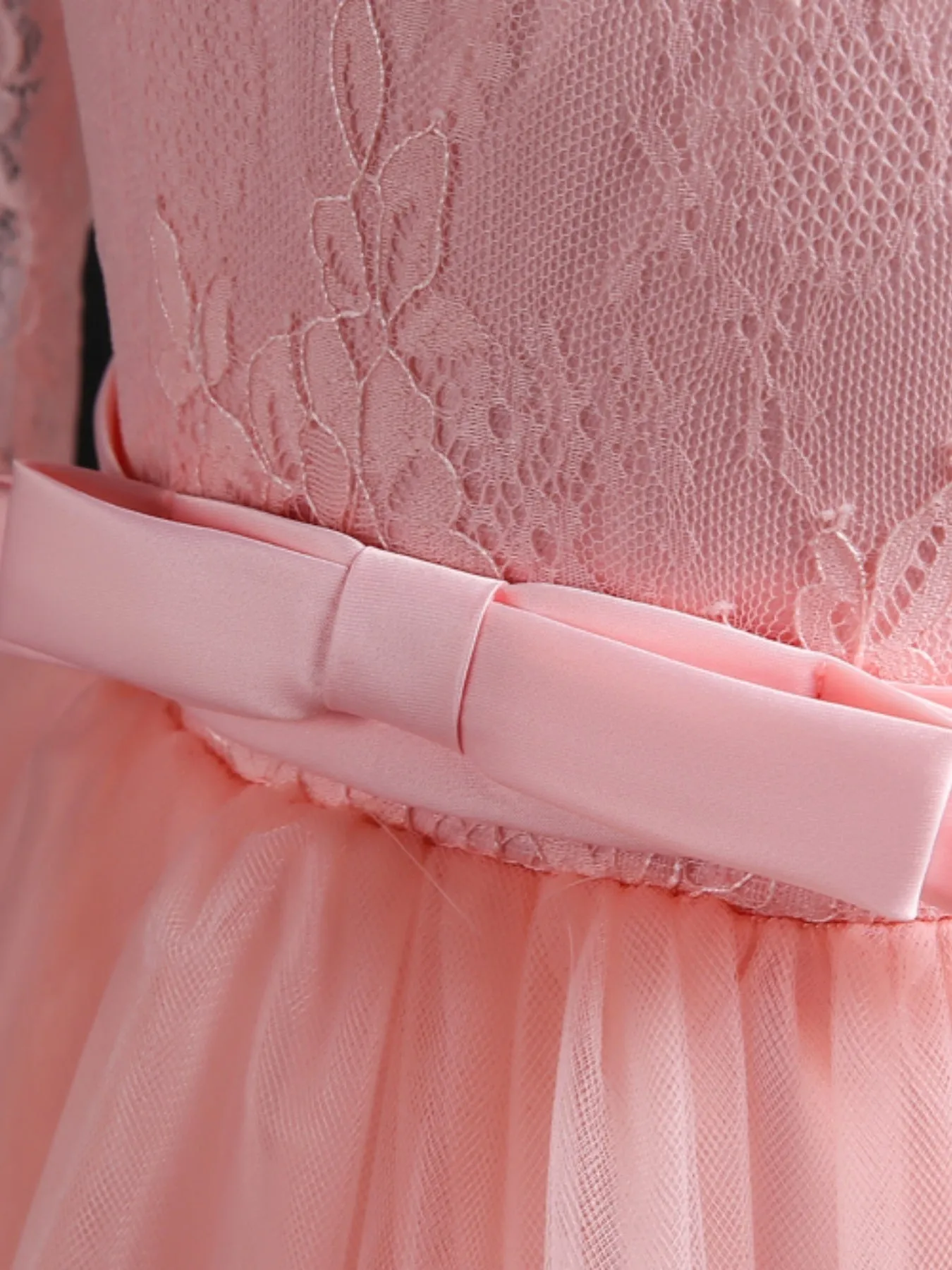 Girls Princess Mesh Formal Dress for Pageant, Wedding, and Evening Parties