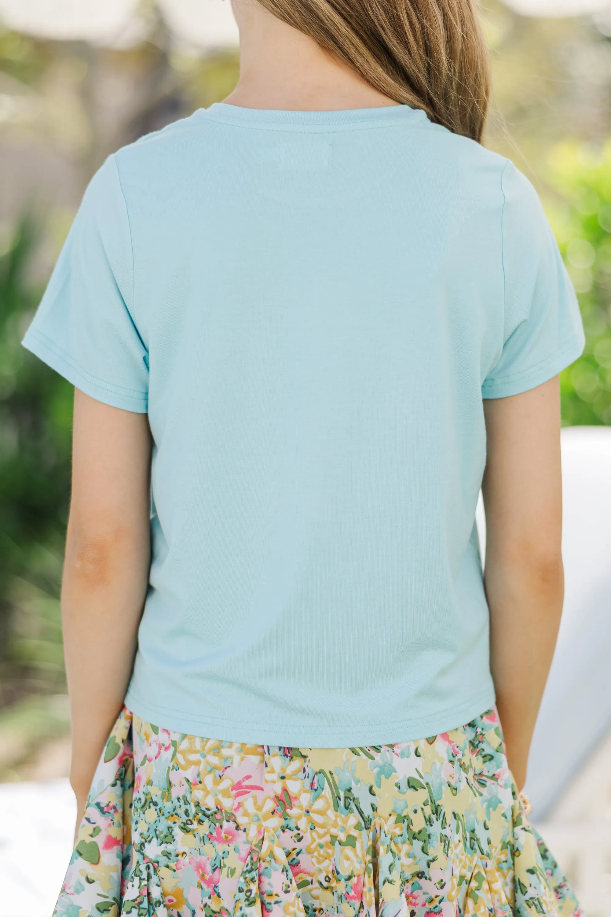 Girls: The Jessie Light Blue Tee
