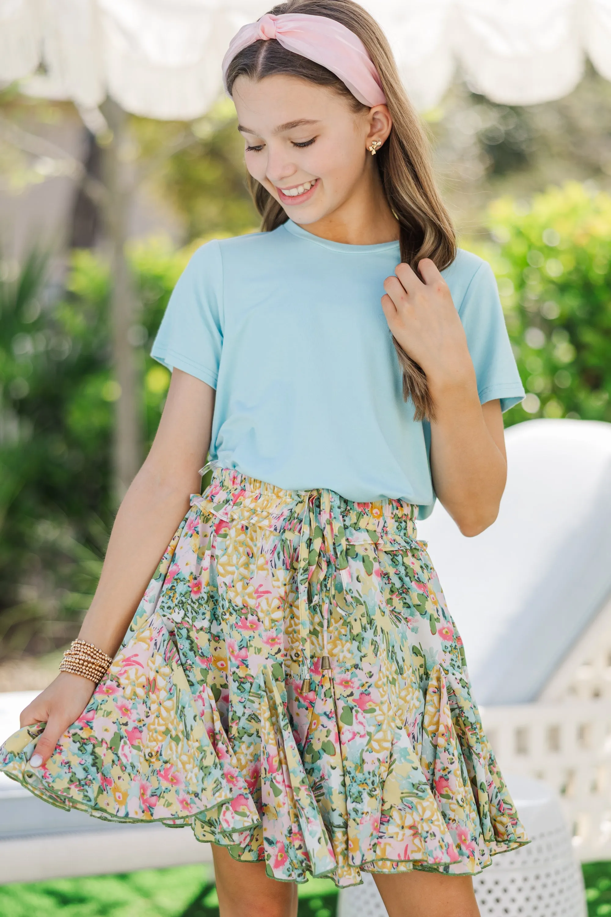 Girls: The Jessie Light Blue Tee