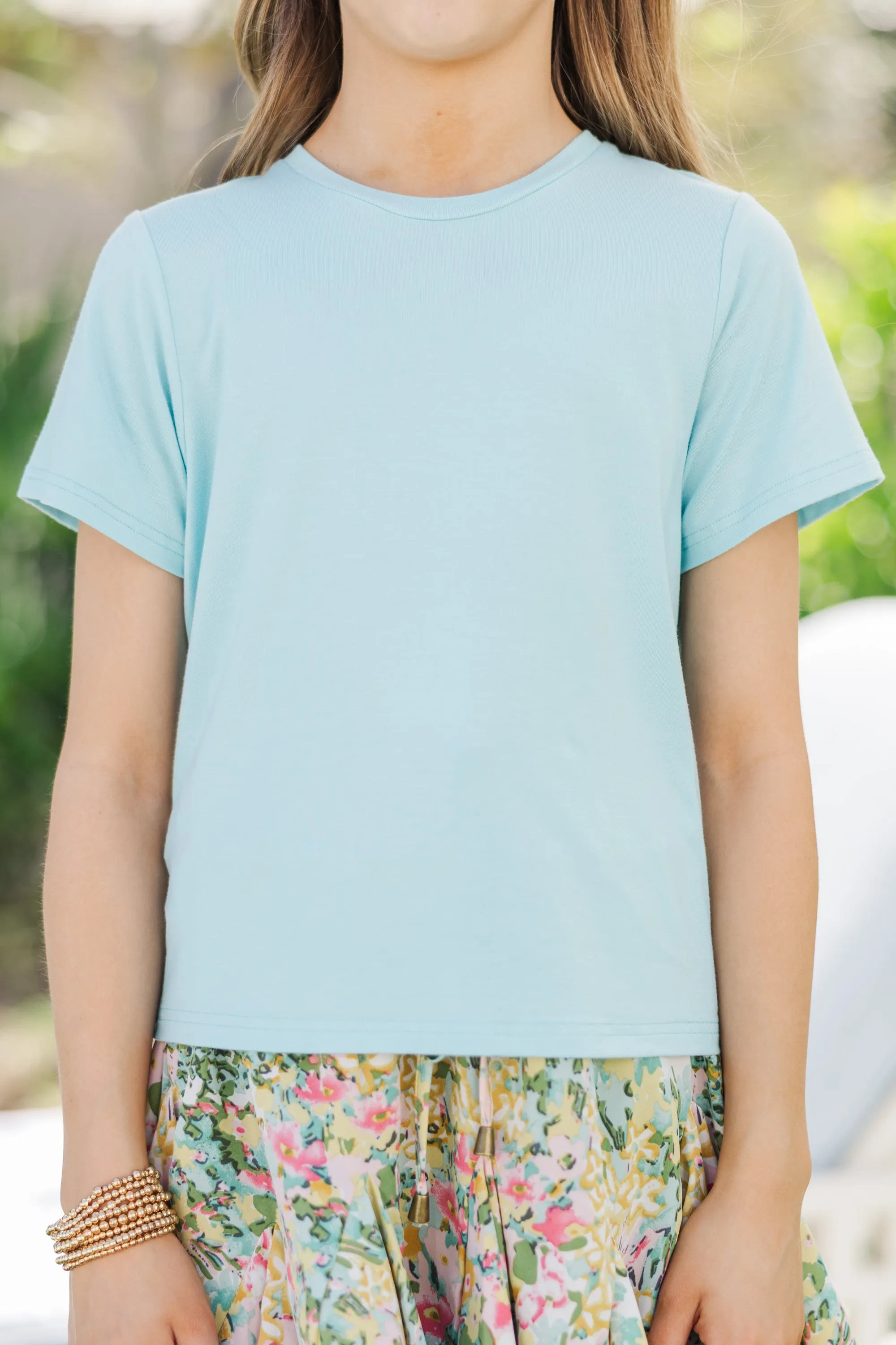 Girls: The Jessie Light Blue Tee