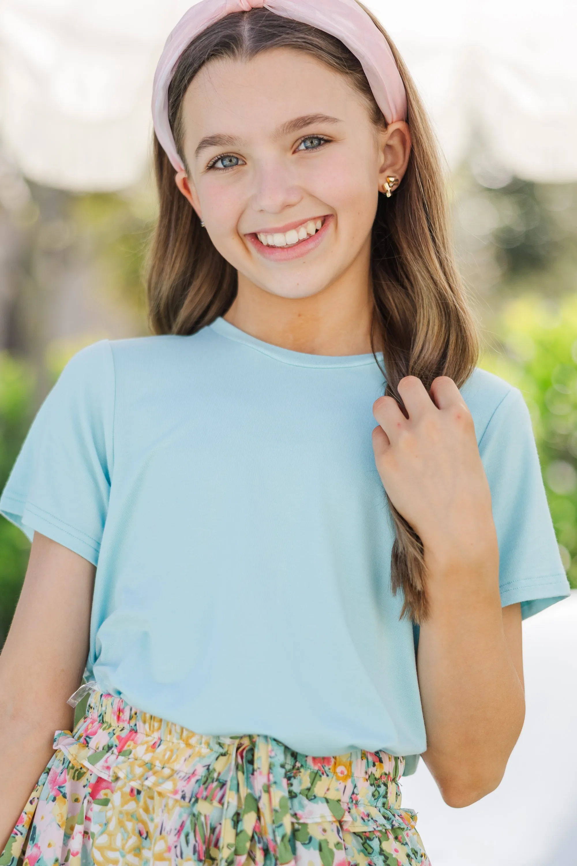 Girls: The Jessie Light Blue Tee