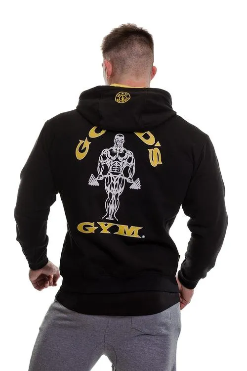 Gold's Gym Muscle Joe Zip Through Hoodie Black
