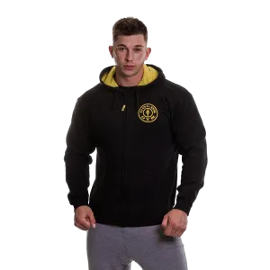 Gold's Gym Muscle Joe Zip Through Hoodie Black