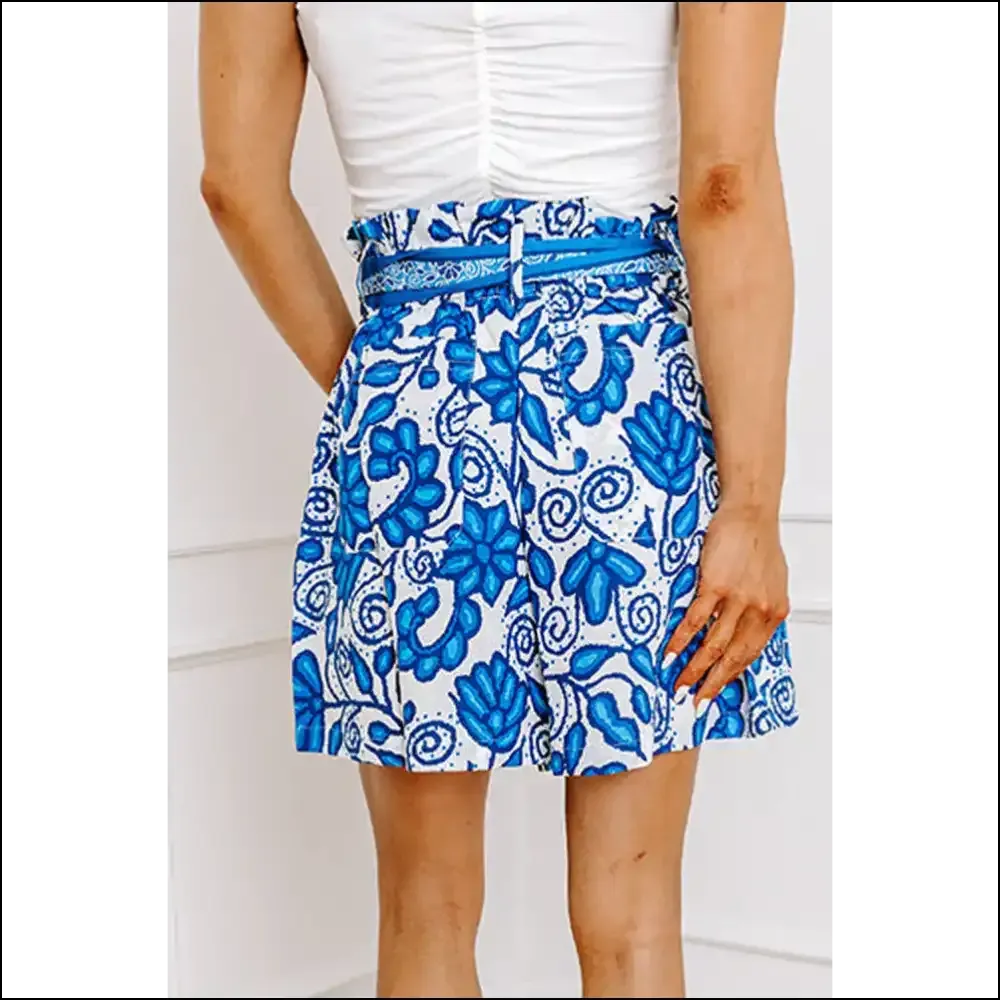 Green Floral High Waist Shorts: your Butt's New Bff from Needful Things 🍑