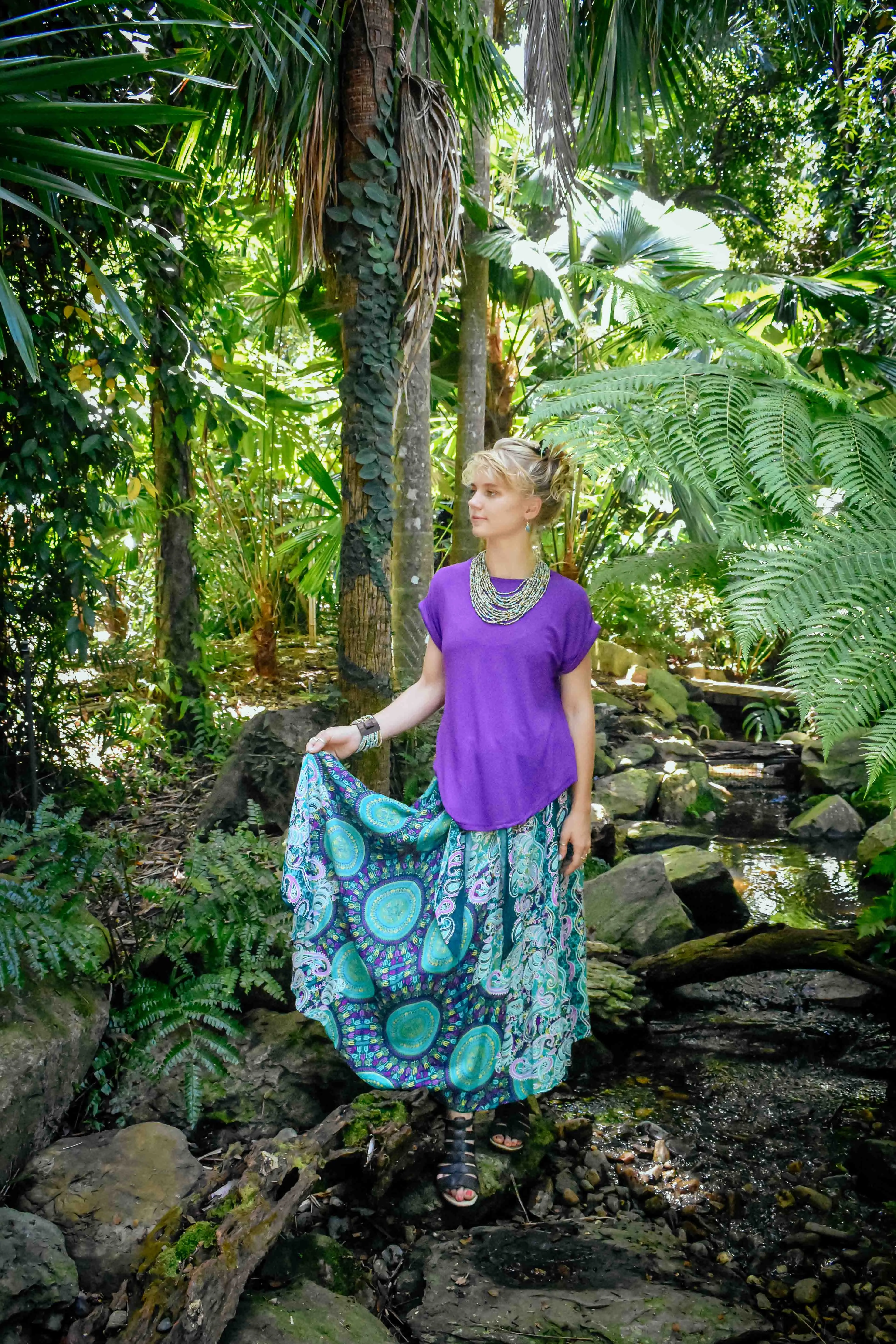 Gypsy Skirt - Dreaming Green