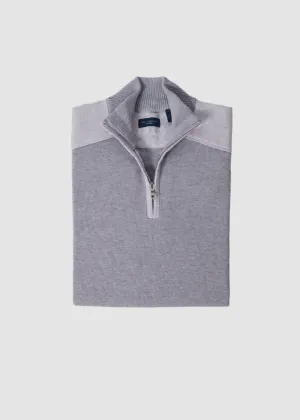 Half Zip in Linen Cool