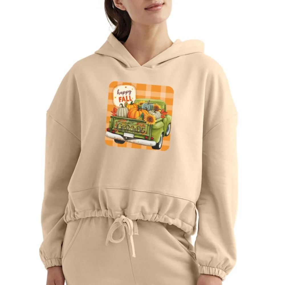 Happy Fall Women’s Cropped Hoodie