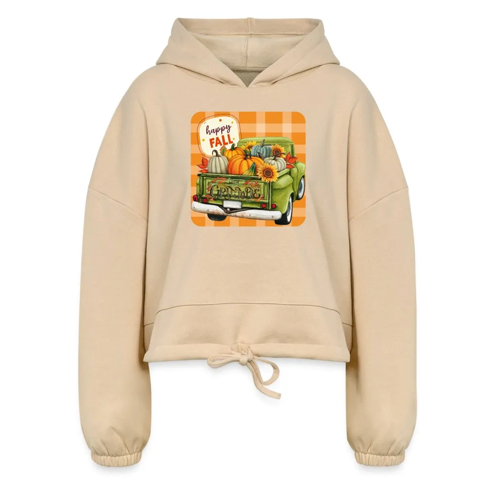 Happy Fall Women’s Cropped Hoodie
