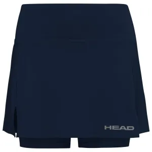HEAD Womens Club Basic Tennis Skort - Dark Blue