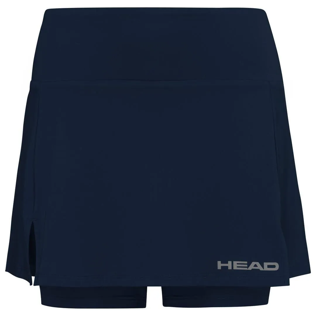 HEAD Womens Club Basic Tennis Skort - Dark Blue