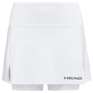 HEAD Womens Club Basic Tennis Skort - White