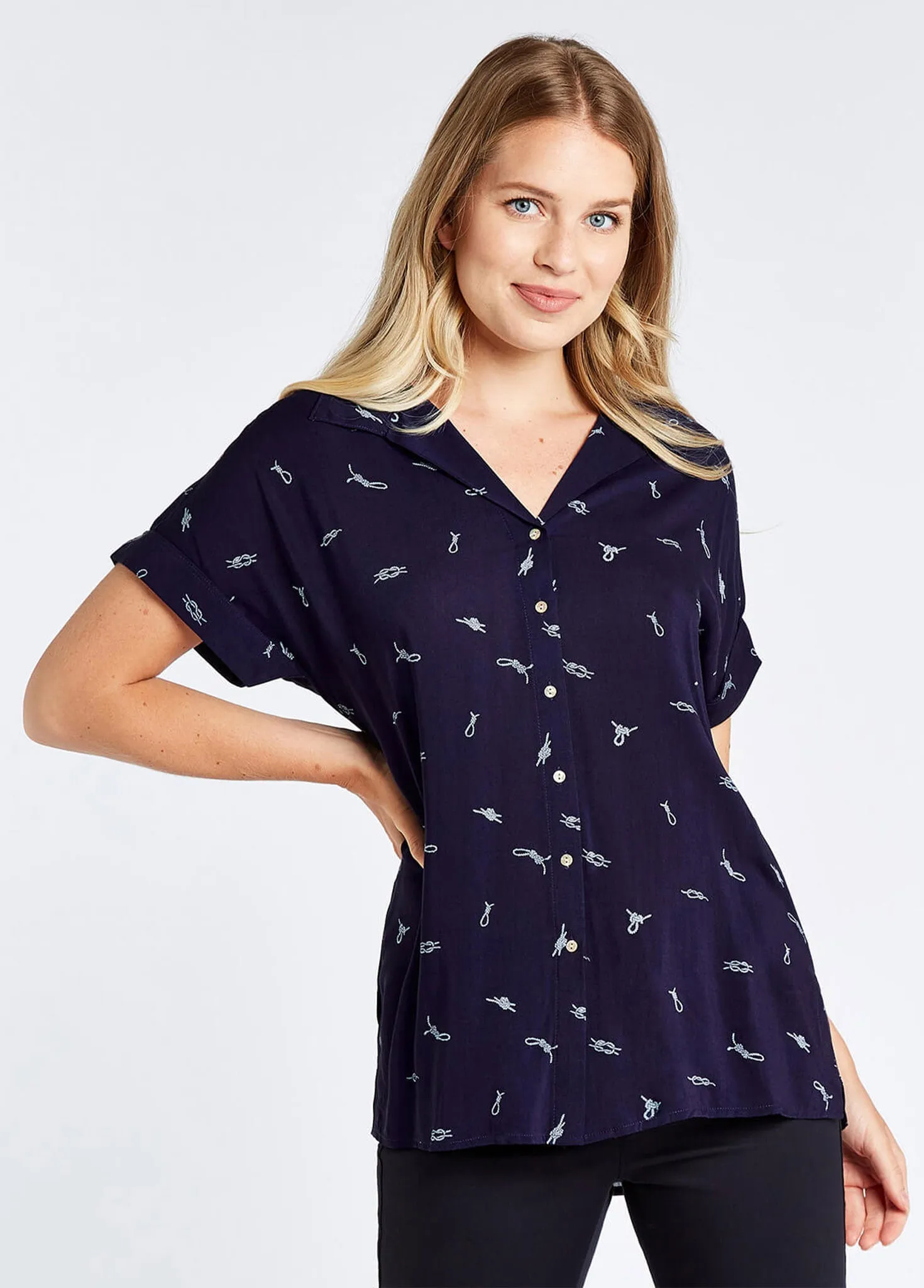 Heron Shirt - Navy