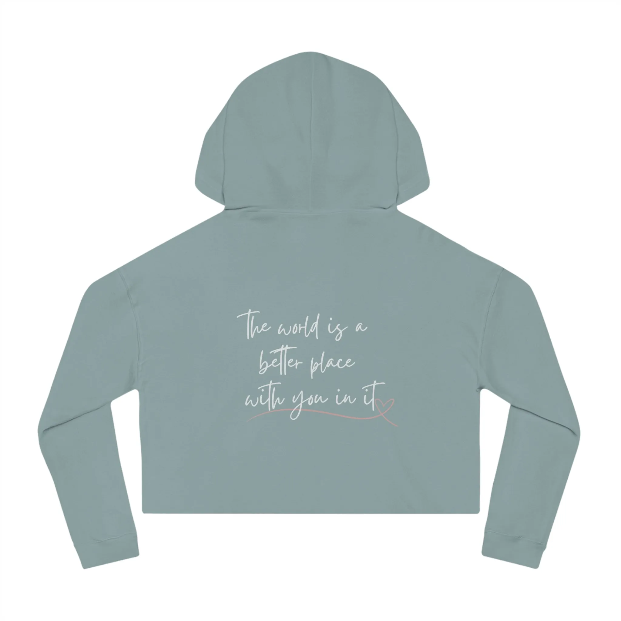 Hey Friend Cropped Hoodie
