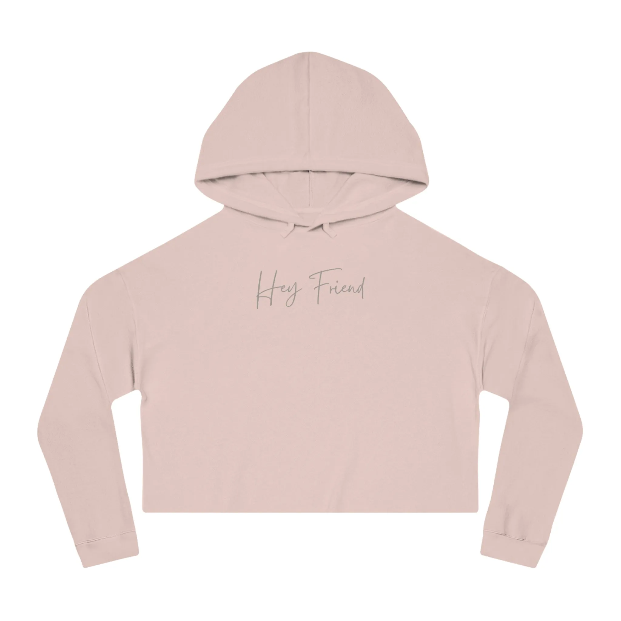 Hey Friend Cropped Hoodie