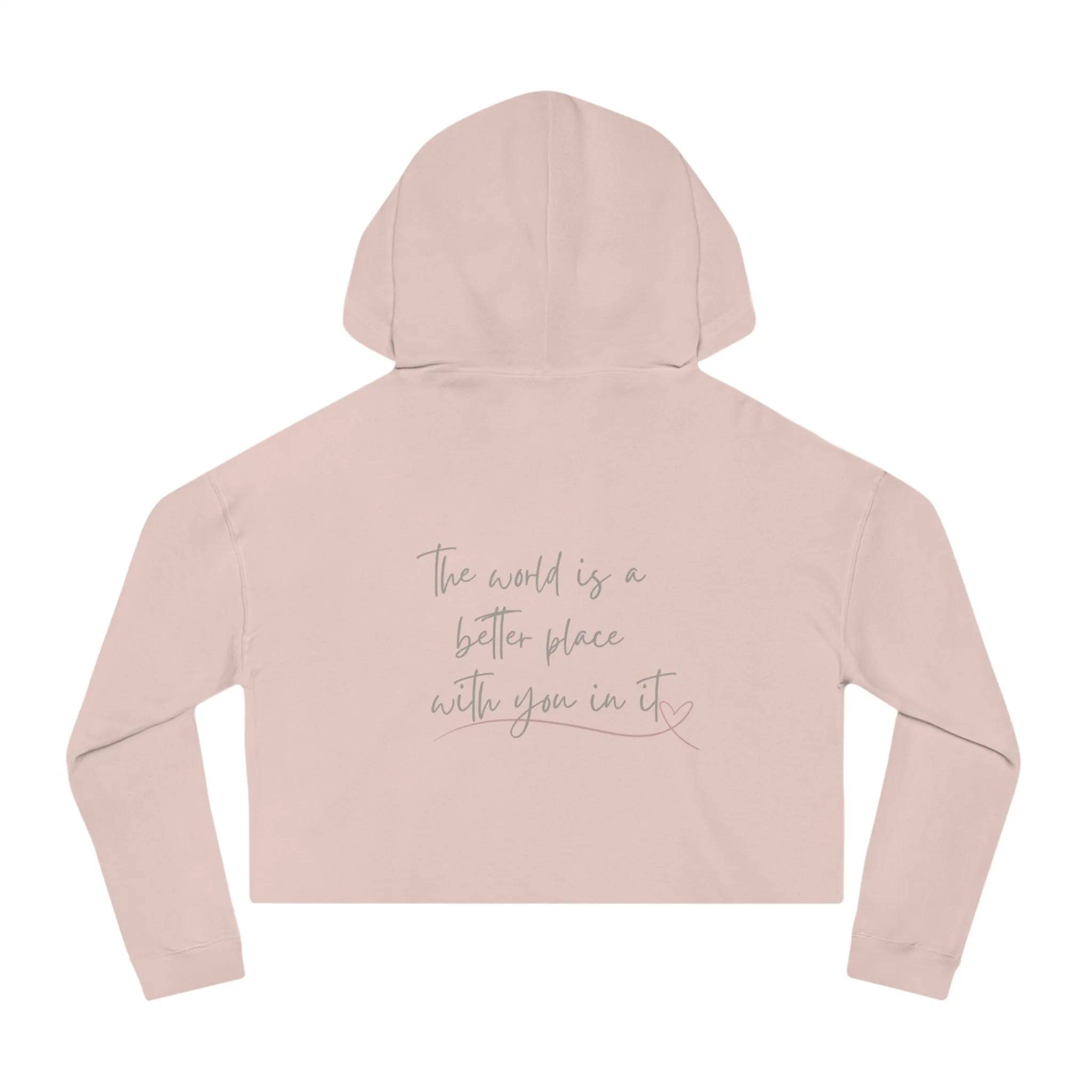 Hey Friend Cropped Hoodie