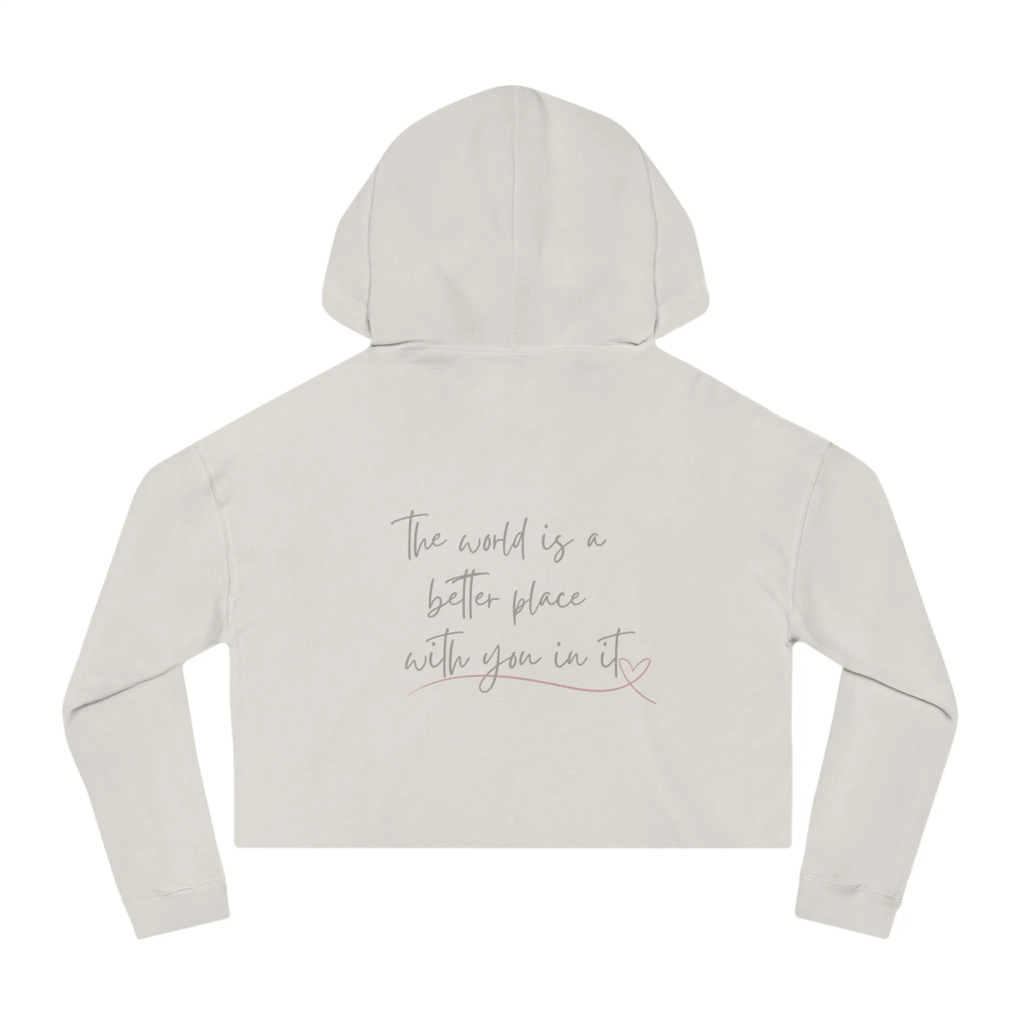 Hey Friend Cropped Hoodie