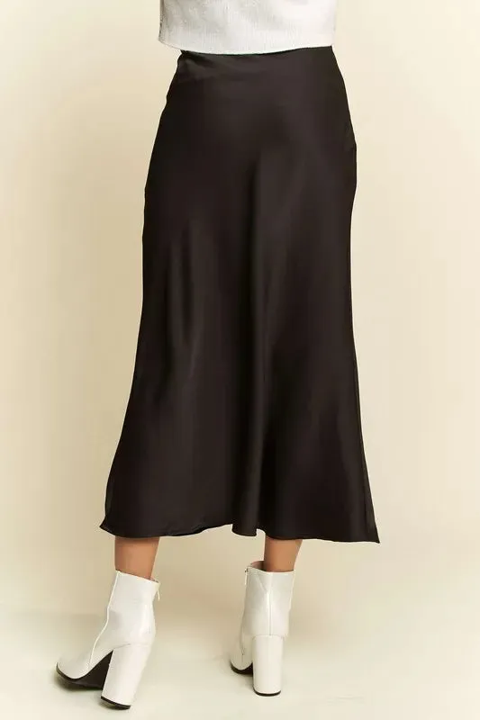 High Waist Midi Skirt For Women – Elegant Versatile Feminine Classic Style For Office Wear, Brunch Looks Or Everyday Fashion Staple