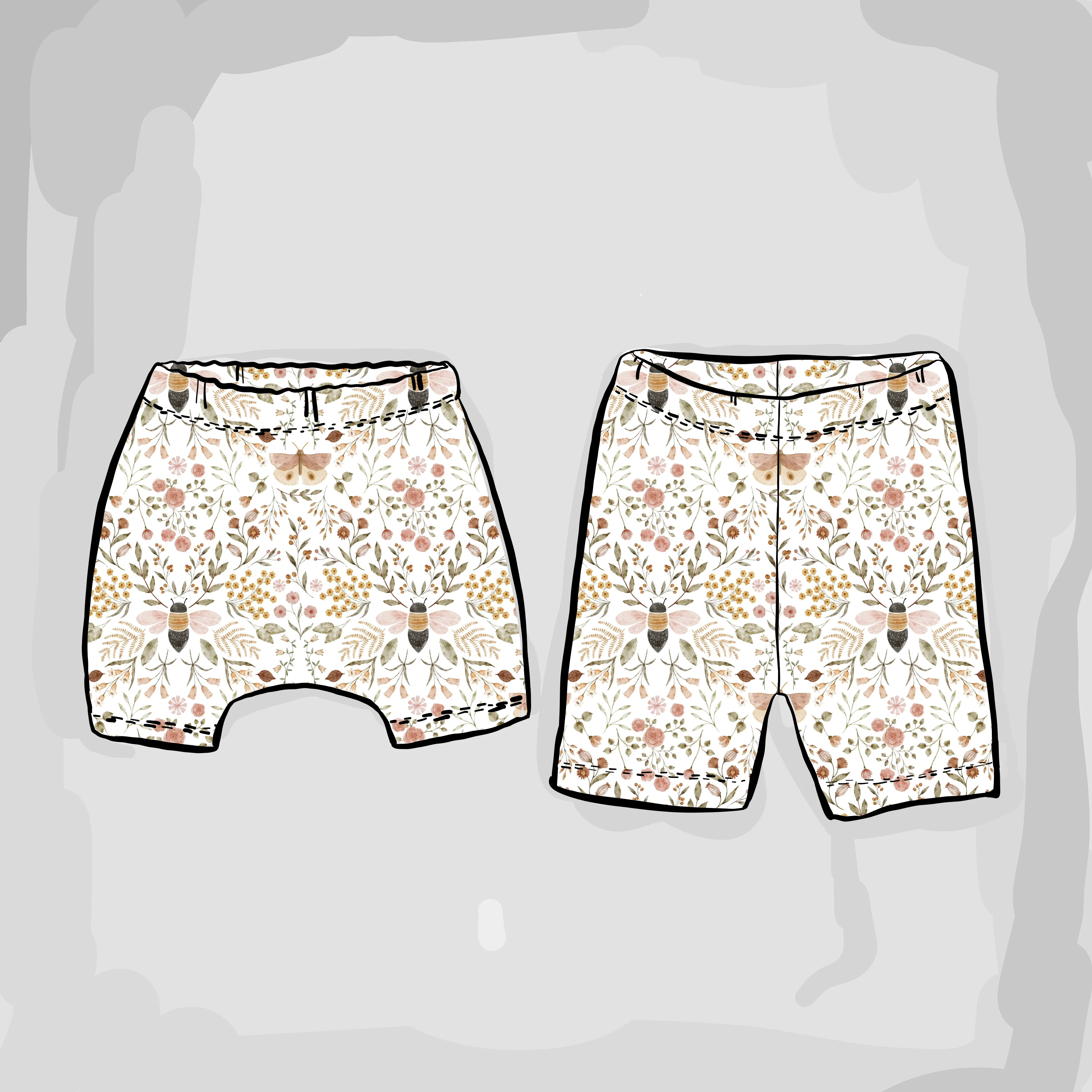 Honey Blooms Shorts