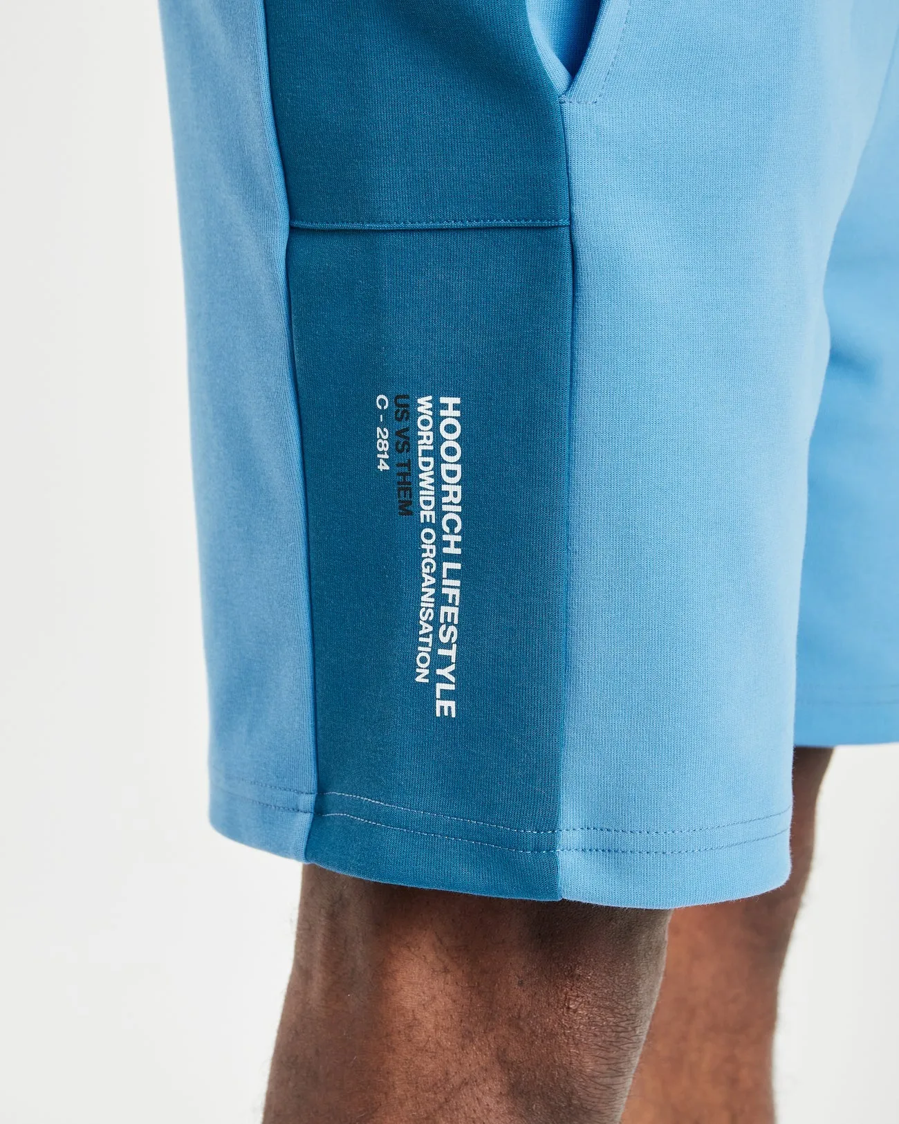 Hoodrich OG Phaze Short Blue Saphire/Azure Blue/White