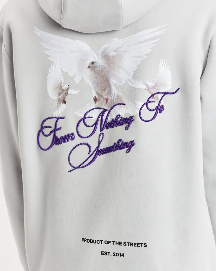 Hoodrich OG Take Flight V2 Hoodie Light Grey
