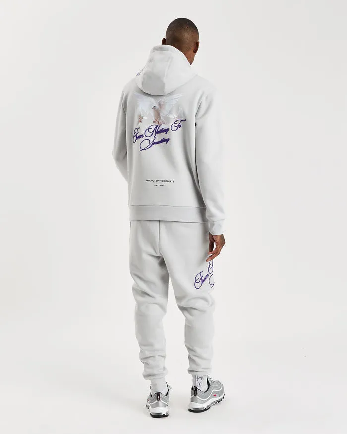 Hoodrich OG Take Flight V2 Hoodie Light Grey
