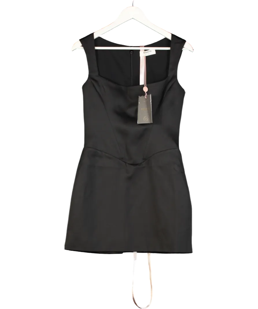 House of CB Black Enya Corset Mini Dress UK M