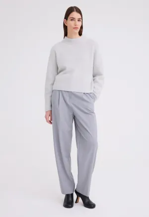 Hudd Shimmer Sweater | Frost Grey