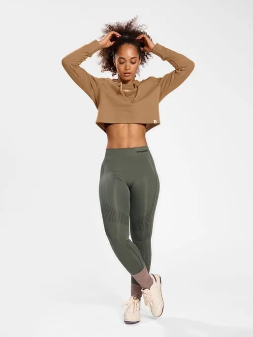 HUMMEL HMLLEGACY WOMAN CROPPED HOODIE