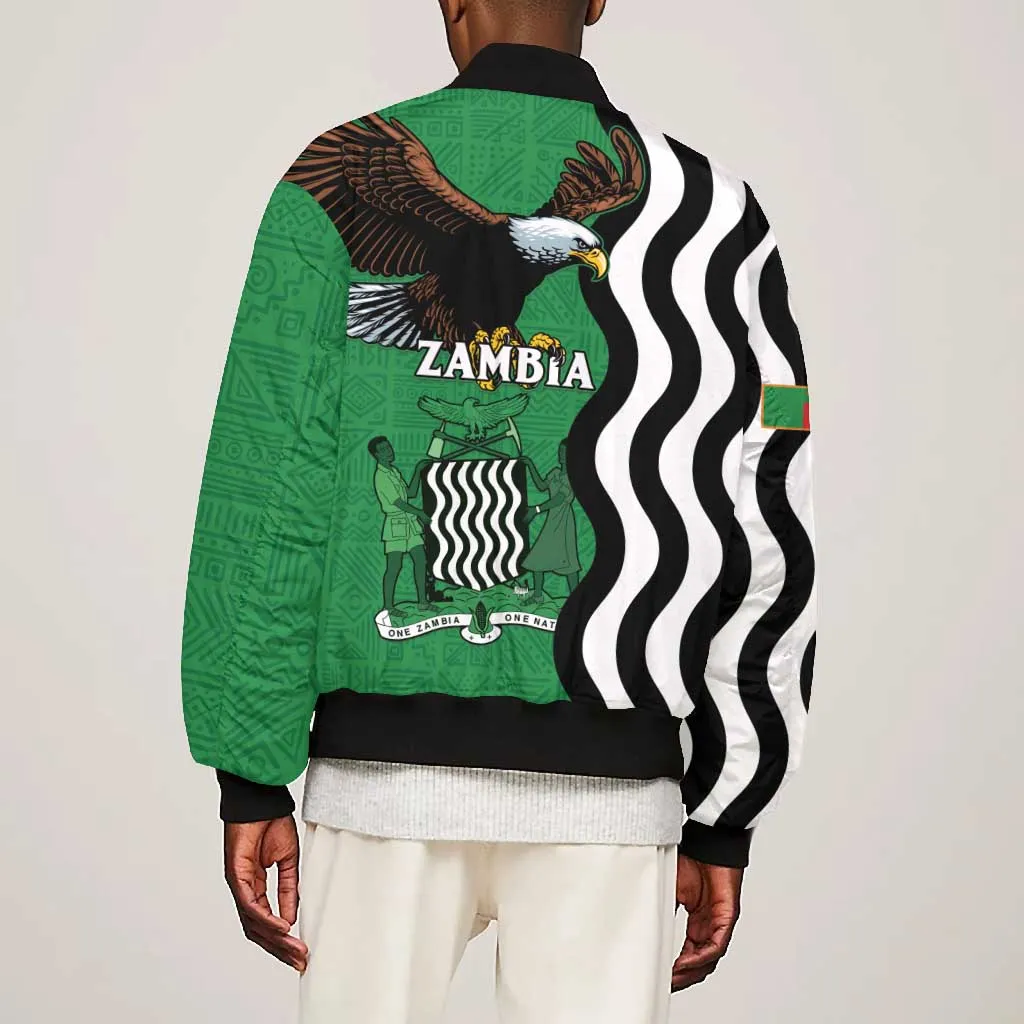 Icitungu ca Zambia Bomber Jacket One Zambia One Nation LT15