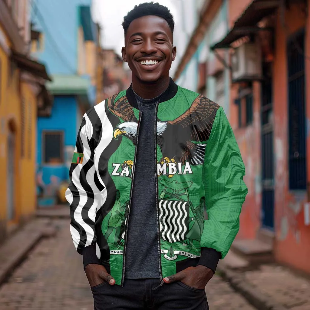 Icitungu ca Zambia Bomber Jacket One Zambia One Nation LT15