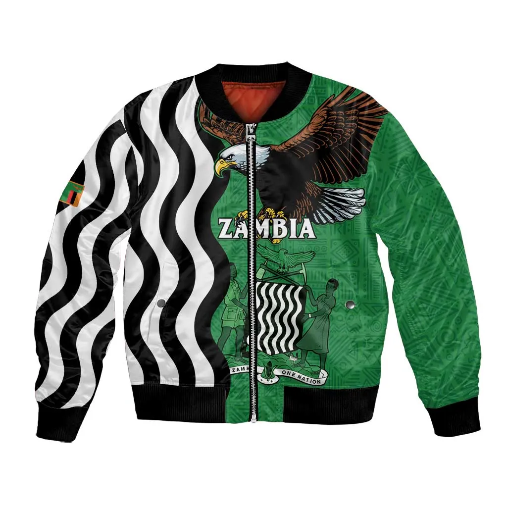 Icitungu ca Zambia Bomber Jacket One Zambia One Nation LT15