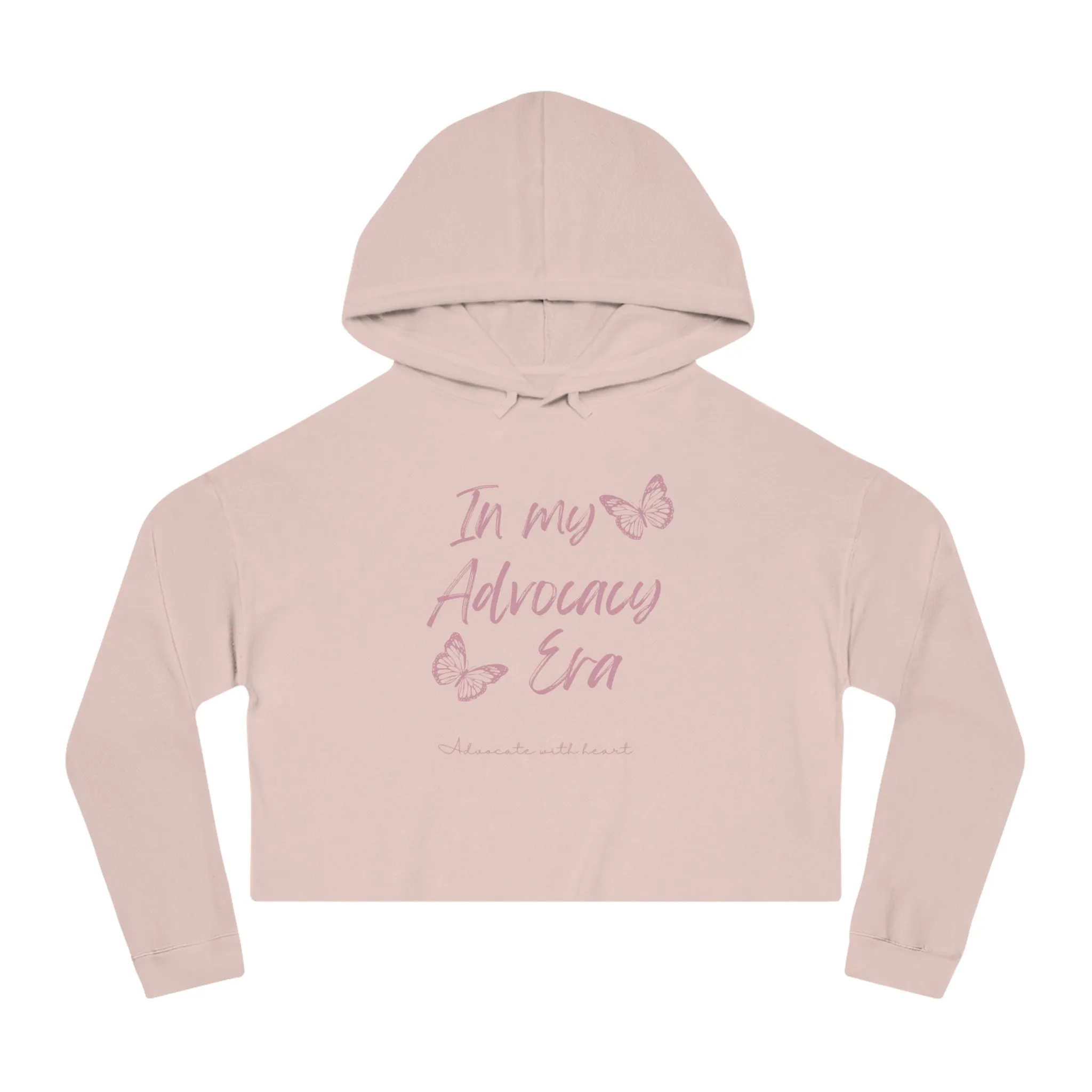 In My Advocacy Era Cropped Hooded Sweatshirt