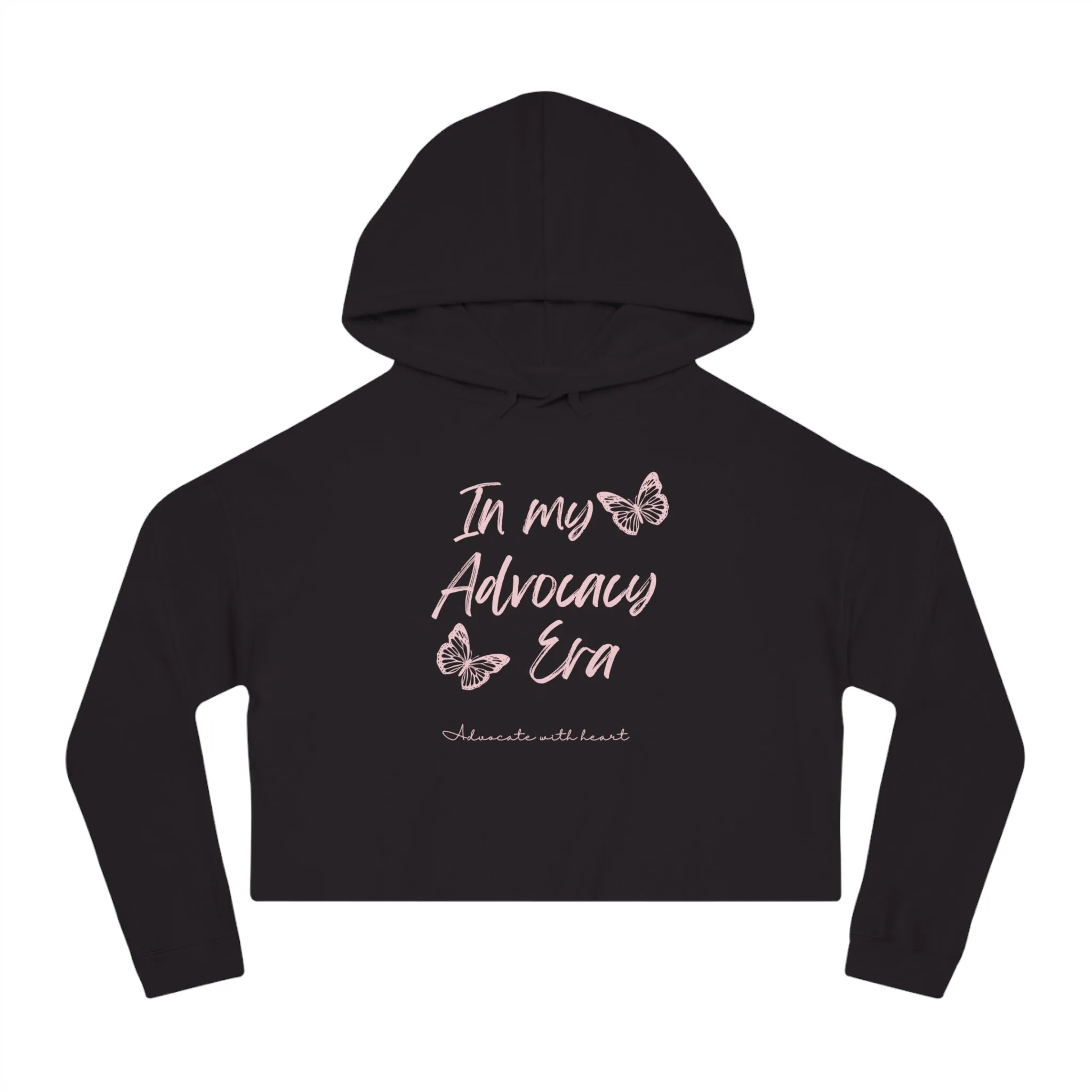 In My Advocacy Era Cropped Hooded Sweatshirt