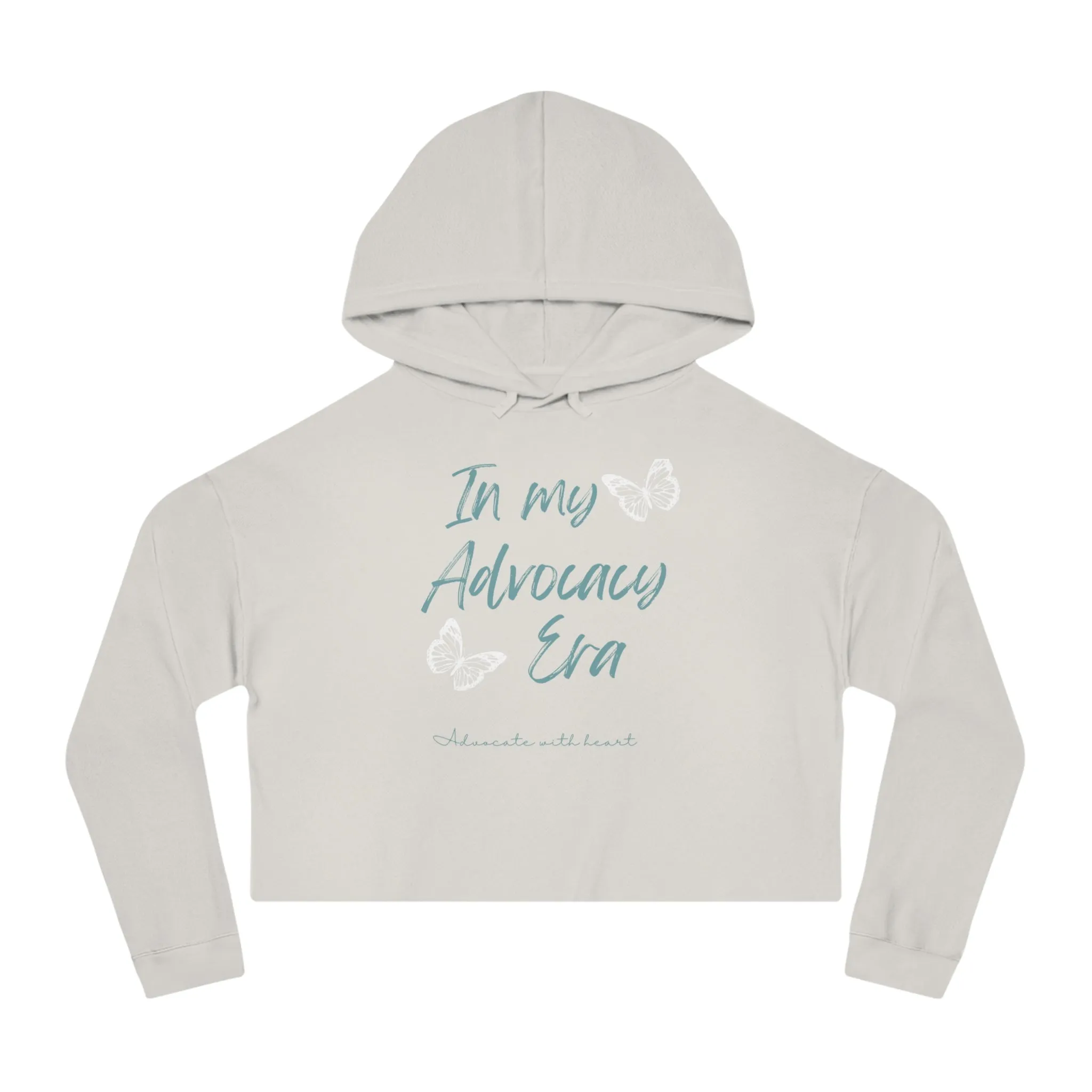 In My Advocacy Era Cropped Hooded Sweatshirt