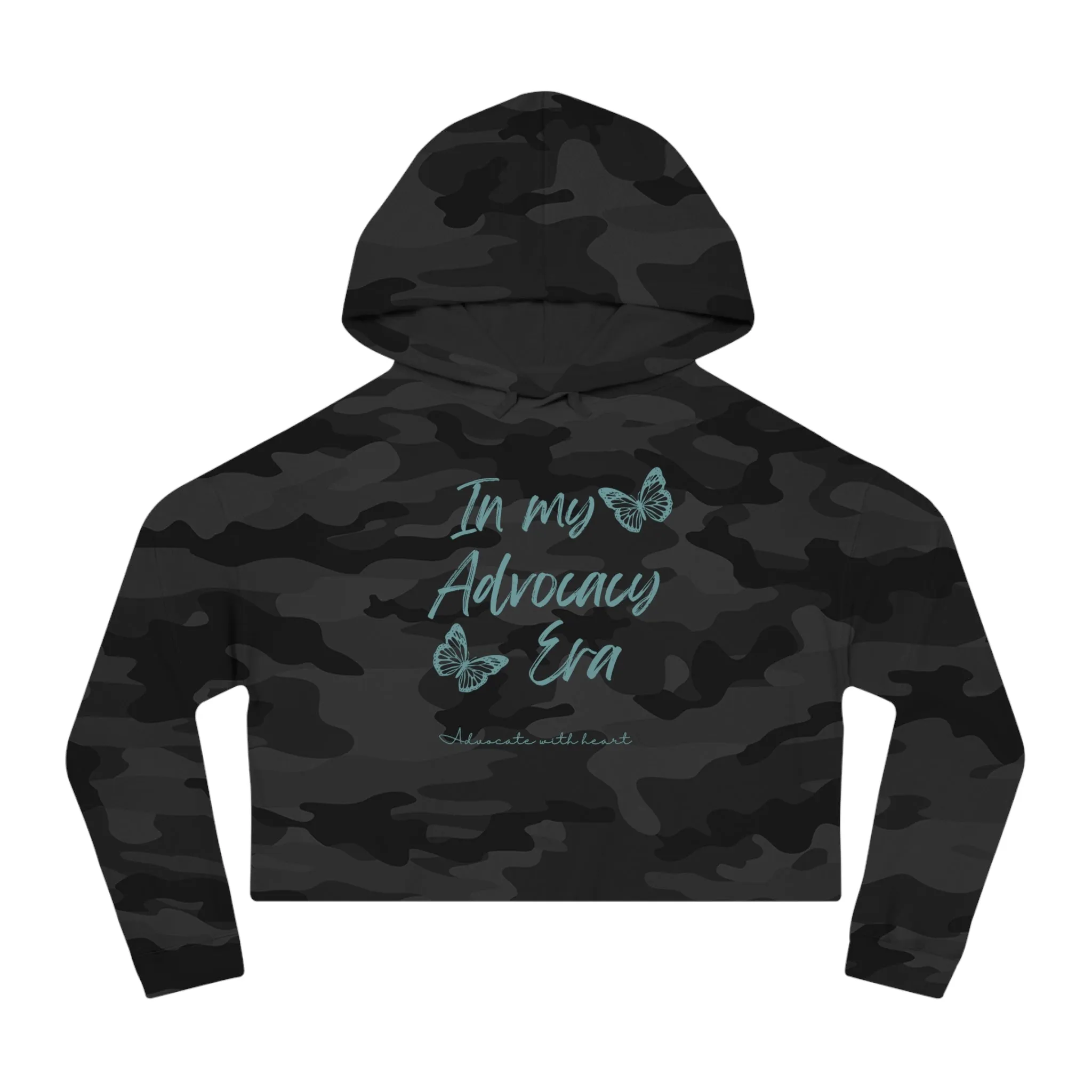 In My Advocacy Era Cropped Hooded Sweatshirt