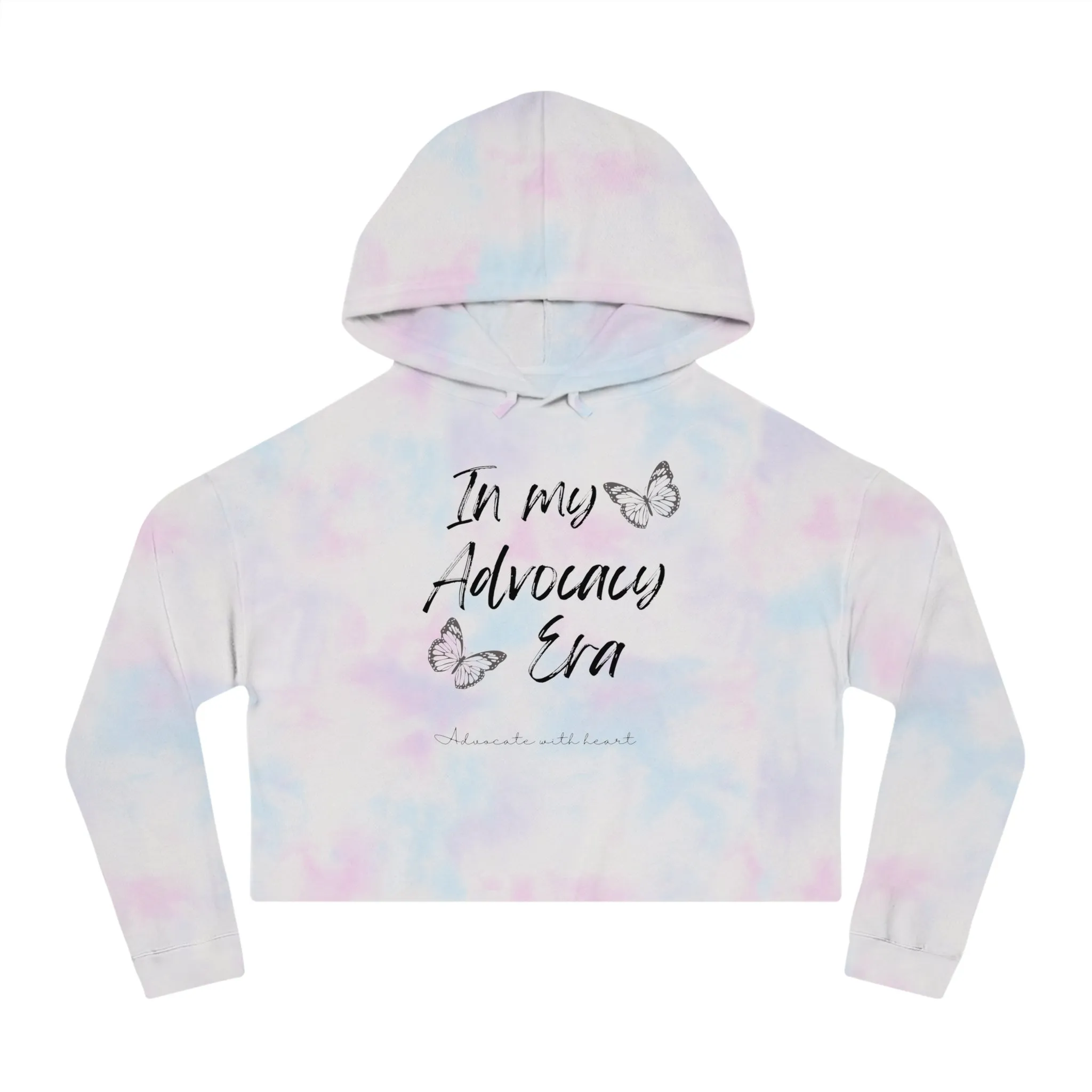 In My Advocacy Era Cropped Hooded Sweatshirt