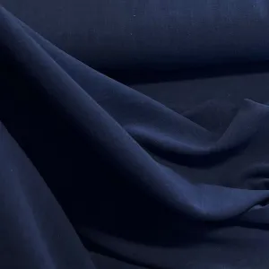 Indigo Viscose Linen Blend