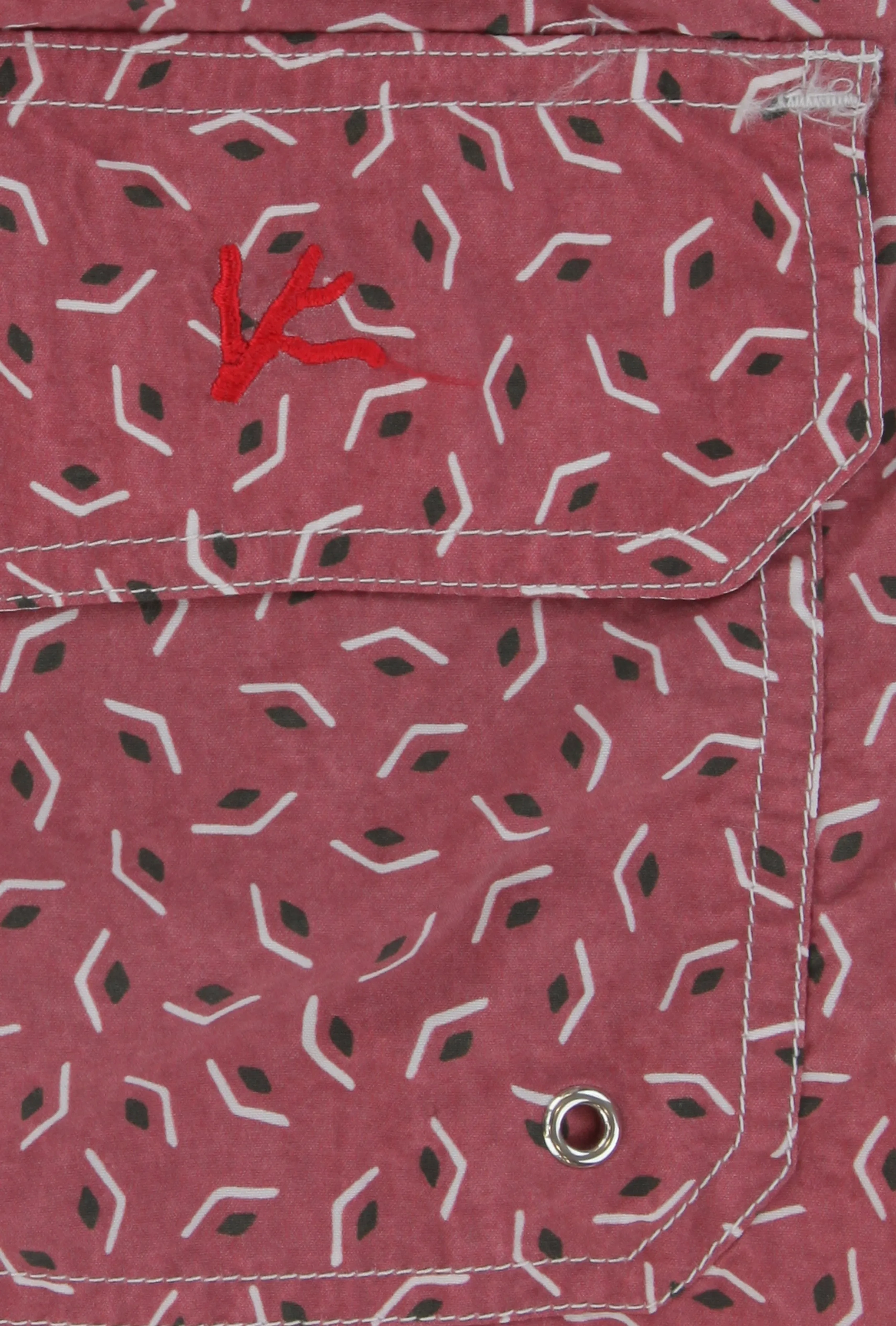 Isaia Pink Swim Shorts