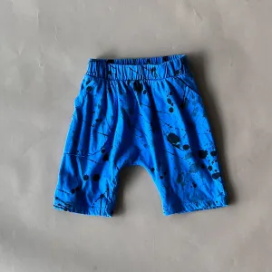 Ivan-Splatter Shorts | Sea Blue