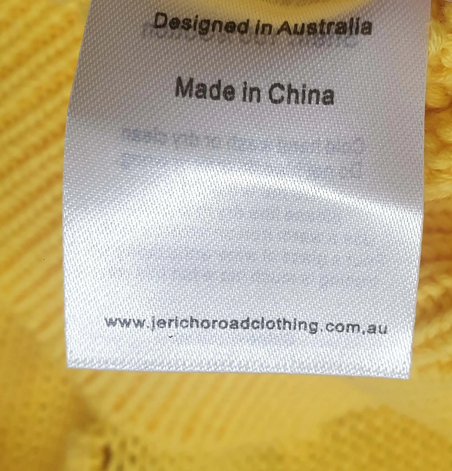 Jericho Road yellow 100% cotton knit jumper size 20