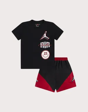Jordan Stacked Shorts Set Pre-School